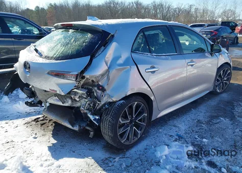 2019 Toyota Corolla Xse из США, поврежденный, VIN JTNK4RBE4K3045594